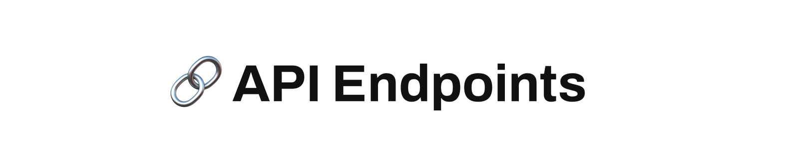 API Endpoints